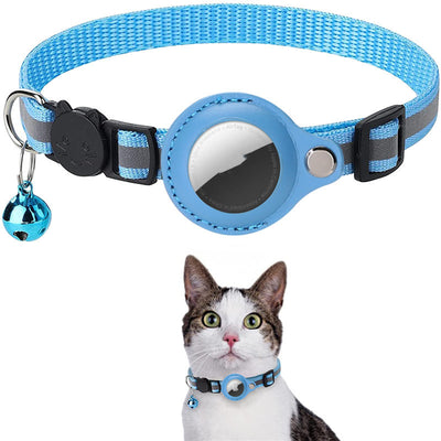 Reflective Collar for Cats Waterproof Holder Case For Airtag Air Tag Protective Cover