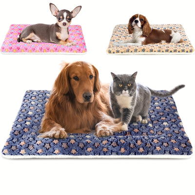 Dog bed a Reversible Fleece Blanket Soft and Cozy Cat Blanket for Sleeping