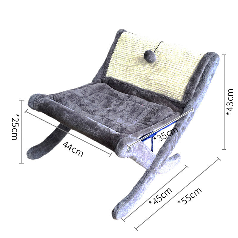 Pet Bed Cat Pet furniture Sunbathing Chair for Cats or Small Dogs