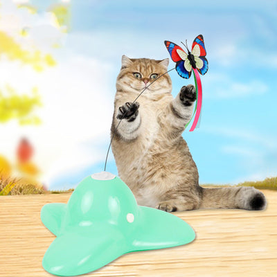 Cat Toy Butterfly Teaser Toy for Cats Interactive Toy for Pets