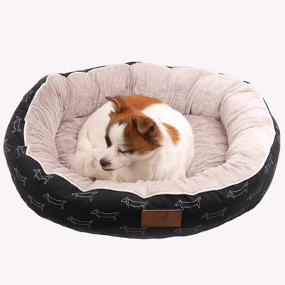 Dog Bed Cozy Nest for your Pet Round Dog Bed