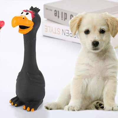 Dog Toy Squeaky Toy Bite Resistant Pet Toys in Cute Bird Design