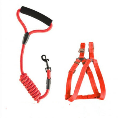 Dog Leash with Harness and Handle for Dog Walking