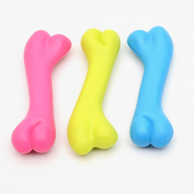 Chew Toy for Dogs Pet Toys Rubber Bite Resistant Chew Toy in Dog Bone Design