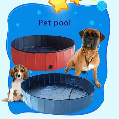 Pet Pool Portable and Foldable Dog or Cat Bathtub Pet Supplies