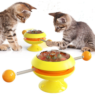 Cat Toys Interactive and Rotatable Pet Toy Fun Training Toys Cat Accessories with Catnip Included