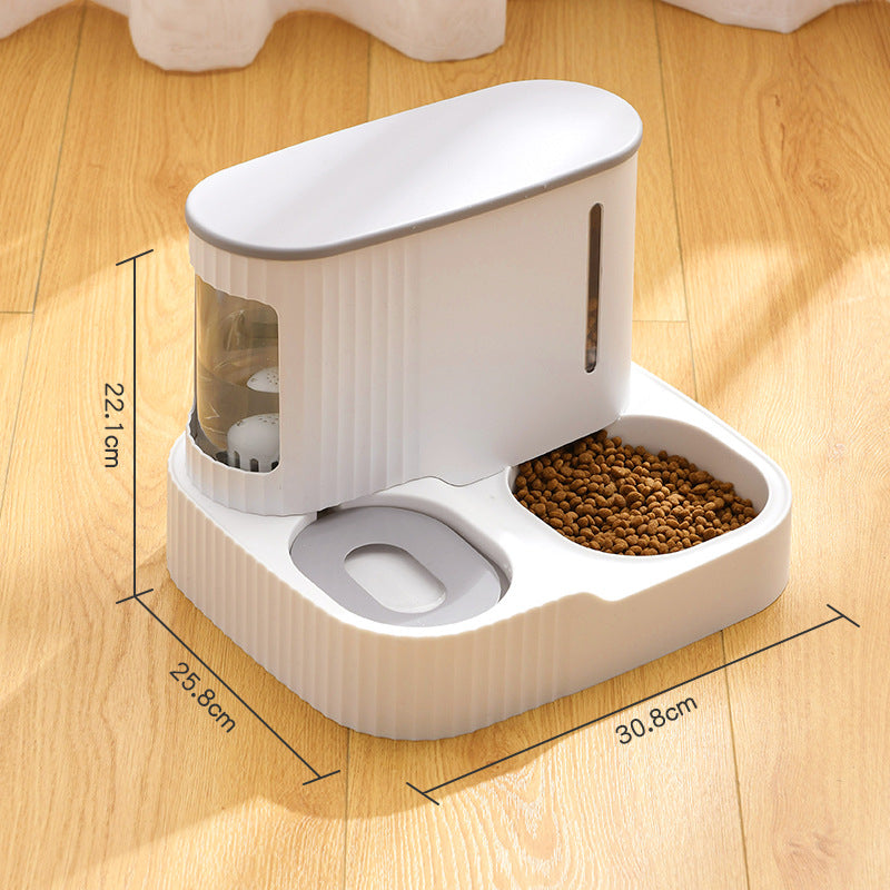 Automatic Feeder Automatic Drinking Fountain Integrated Food Dispenser