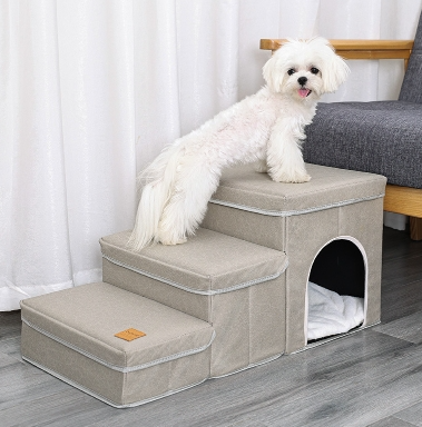 Dog Stairs for Upper Bed Sofa Puppy Climbing Doggy Stairs Pet Supplies