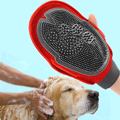 Dog Bath Brush Pet Grooming Brush for Cleaning and Removing Shedding