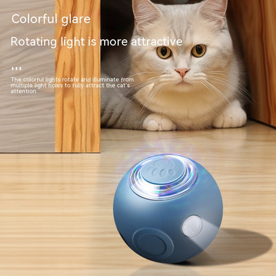 Cat Toy Smart Ball Automatic Obstacle Avoidance Rotating Luminous