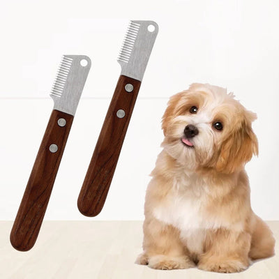 Pet Grooming Razor Dog Hair Removal Knife Pet Grooming Tool Shaving Comb