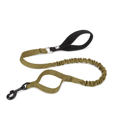 Dog Leash Adjustable Traction Leash in Army Green Design Elastic Rope for Dog Walking