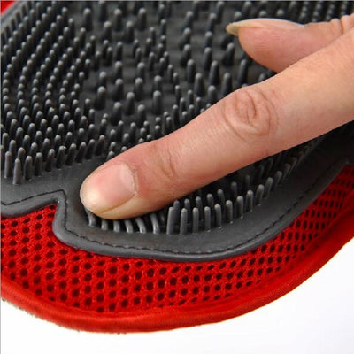 Dog Bath Brush Pet Grooming Brush for Cleaning and Removing Shedding