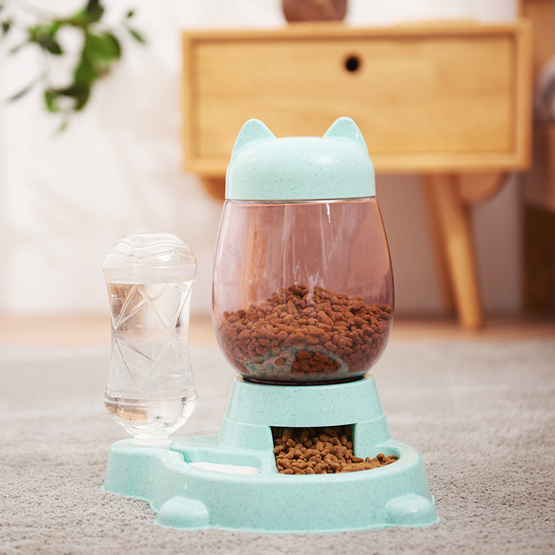 Automatic Pet Feeder with Water Dispenser Food Dispenser for Cats and Small Dogs