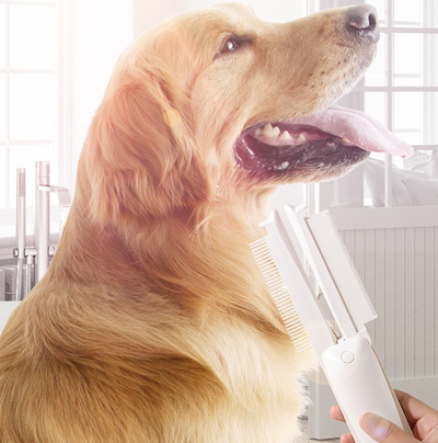 Pet Grooming Brush Removes Shedding and Floating Pet Hair and Fur from Dogs and Cats