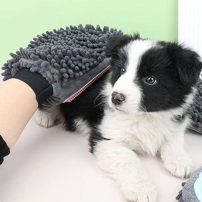 Pet Bathing Brush Grooming Glove Pet Cleaning Massage Glove for your Dog or Cat