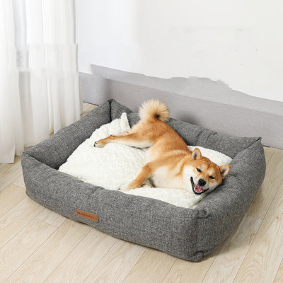 Dog Bed Pet Bedding Double-sided Detachable Bed Dog Kennel