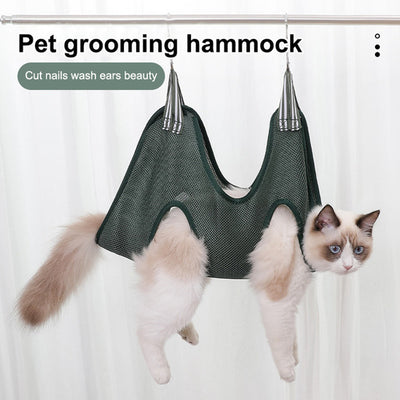 Pet Grooming Hammock Harness for Cats and Dogs Cat Grooming Sling for Trimming Nail and Ear Care