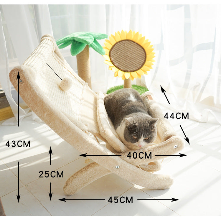 Pet Bed Cat Pet furniture Sunbathing Chair for Cats or Small Dogs