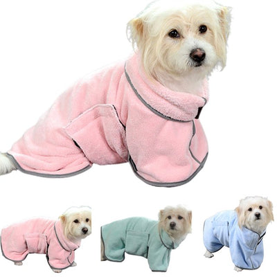 Pet Towel Dog Quick-drying Bathrobe Pet Dog Bath Towel for Dogs Microfiber Absorbent Pet Drying Towel Pet Supplies Pet Products