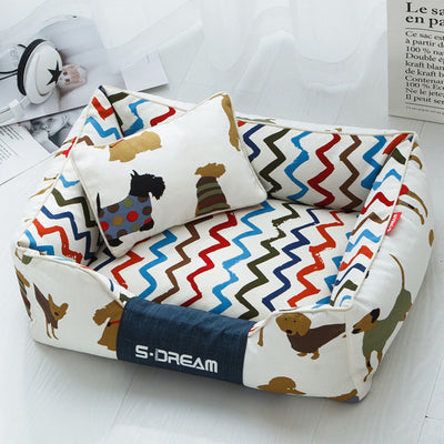 Dog Bed Removable and Washable for Small and Large Pets