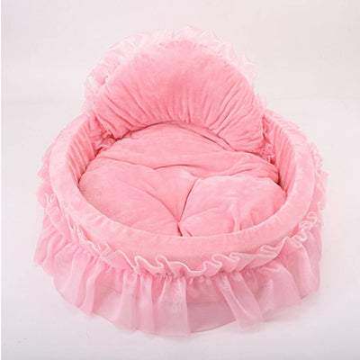 Pet Bed for Cats or Small Dogs Princess Dog Bed Dog Nest Luxury