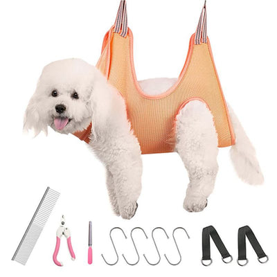 Dog Grooming Hammock Nail Trimming for Small and Medium Sized Dogs Pet Grooming Supplies