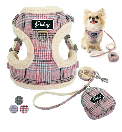 Dog Harness with Leash includes Cozy Fleece for Small Dogs Puppies