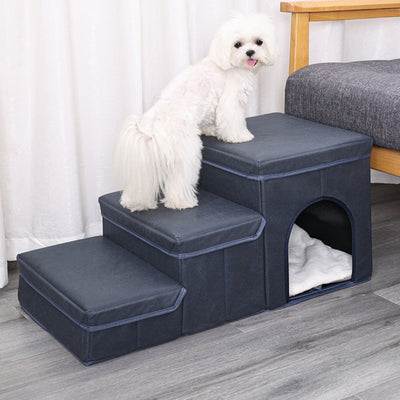 Dog Stairs for Upper Bed Sofa Puppy Climbing Doggy Stairs Pet Supplies