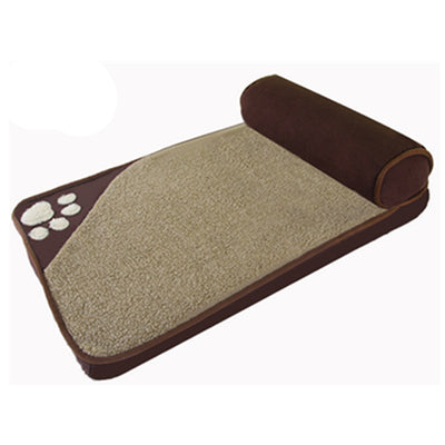 Dog Bed for Medium and Large Sized Dog Kennel Pet Bed with Pillow