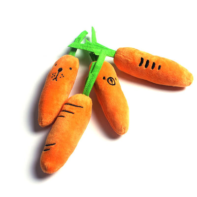 Chew Toy for Dogs Pet Toys Carrot shaped Squeaky Toy for Pets