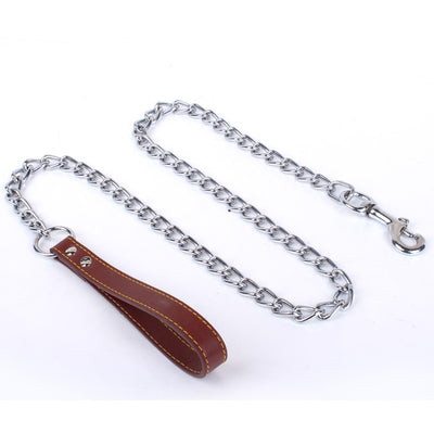 Dog Leash with Chain Traction Rope for Dog walking Dog Chain