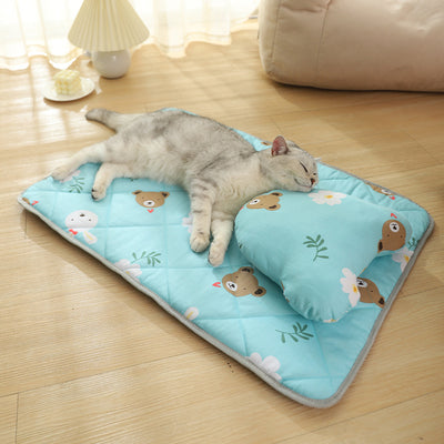 Cat Bed Sleeping Cushion Pad for Cats and Small Dogs