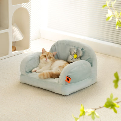 Cat Bed in Cozy Couch Design for Cats and Small Dogs Pet Nest Dog Bed