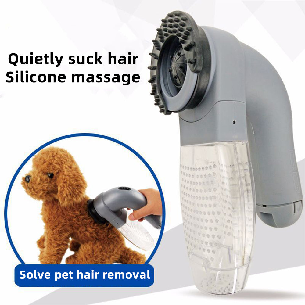 Portable Pet Hair Vacuum Electric Pet Hair Cleaner Pet Grooming Brush Portable Pet Hair Cleaner