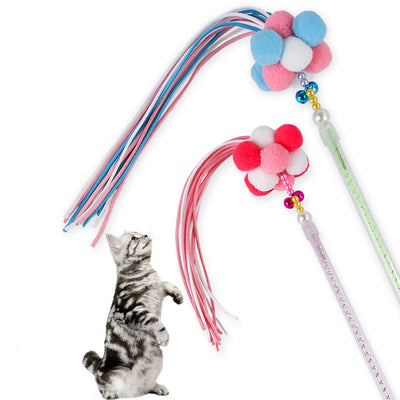 Cat Teaser Toy Interactive Toy Cat Supplies Cat Tease Stick