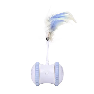 Smart Electronic Cat Toy Interactive Feather Cat Toy USB Rechargeable and Pet Fun Toy Automatic Kitten Cat Toys Dog Toys