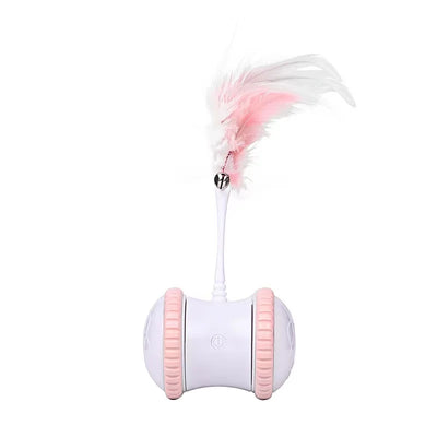 Smart Electronic Cat Toy Interactive Feather Cat Toy USB Rechargeable and Pet Fun Toy Automatic Kitten Cat Toys Dog Toys